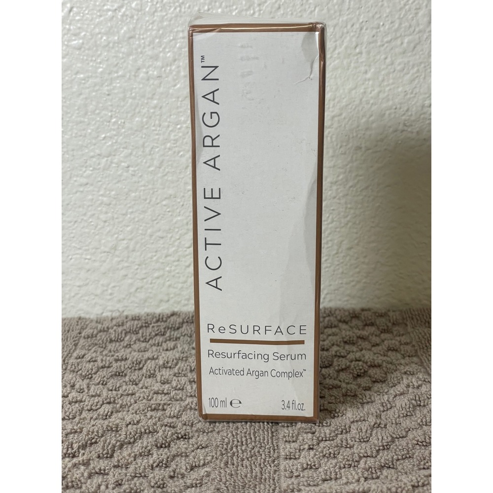 Active Argan ReSURFACE Resurfacing Serum 3.4oz New Sealed Vitamin C Hyaluronic - Picture 2 of 6